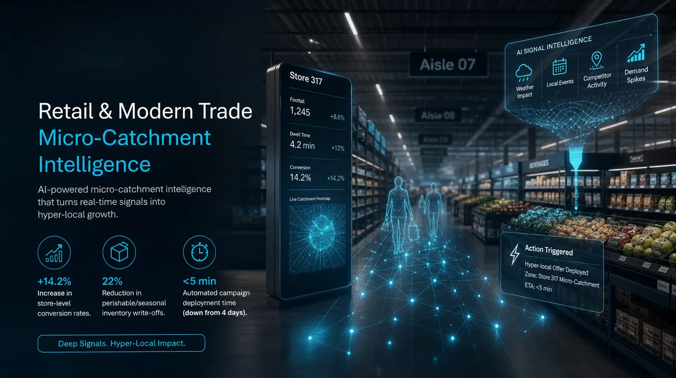 Illustration : Intelligence de micro-chalandise pour la distribution et le commerce moderne