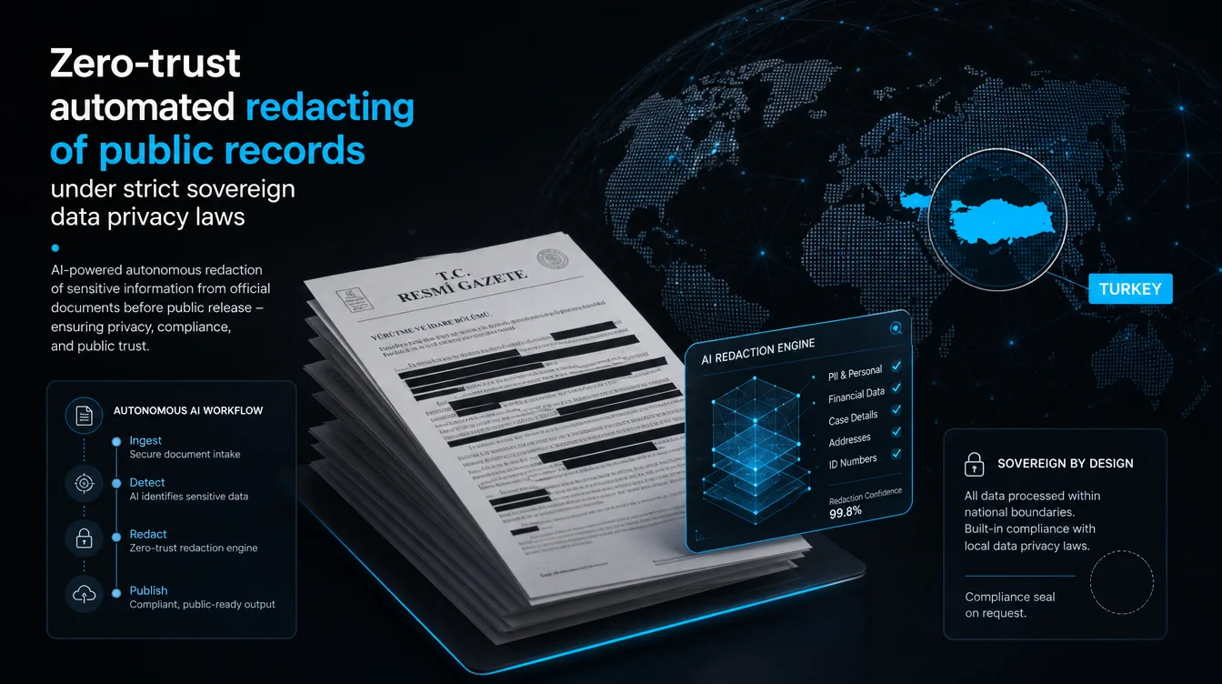 Illustration : Anonymisation souveraine des documents administratifs et publication sur portail